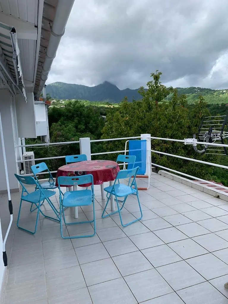 Tatil Evi Lauramar Avocado - Vue Mer Et Montagne Le Morne aux Boeufs Martinik